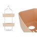 Rangement de douche 28 x 60 x 14 cm Beige Métal Plastique (6 Unités)