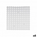 Antislipmat voor in de douche Transparant PVC 54 x 54 x 1 cm (6 Stuks)