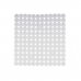 Halkfri duschmatta Transparent PVC 54 x 54 x 1 cm (6 antal)