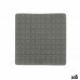 Tapis de Douche Antidérapant Berilo BM509S -315 Gris PVC 50,3 x 50,3 x 0,7 cm Carreaux (6 Unités)