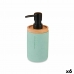 Soap Dispenser Berilo B5456BC-1 - 446 Mint Wood Resin Plastic 9,5 x 18,5 x 7,8 cm (6 Units)