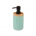 Soap Dispenser Berilo B5456BC-1 - 446 Mint Wood Resin Plastic 9,5 x 18,5 x 7,8 cm (6 Units)