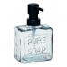 Дозатор мыла Pure Soap 250 ml Стеклянный Чёрный Пластик (12 штук)