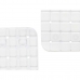 Antislipmat voor in de douche Berilo BM509 - 310 Wit PVC 67,7 x 38,5 x 0,7 cm Ruiten (6 Stuks)