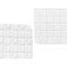 Non-slip Shower Mat Berilo BM509S - 314 White PVC 50,3 x 50,3 x 0,7 cm Frames (6 Units)