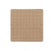 Antislipmat voor in de douche Ruiten Beige PVC 50,3 x 50,3 x 0,7 cm (6 Stuks)