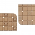 Antislipmat voor in de douche Ruiten Beige PVC 50,3 x 50,3 x 0,7 cm (6 Stuks)