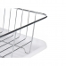 Draining Rack for Kitchen Sink White Metal Plastic 43,5 x 11 x 33,5 cm (4 Units)