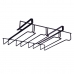 Glazen Voet Ijzer 36 x 7,5 x 26 cm (6 Stuks)