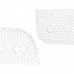 Protiskluzová podložka do sprchy Bílý PVC 53 x 52,5 x 1 cm (6 kusů)