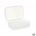 Rekeszekre osztott doboz Fehér Átlátszó Műanyag 21,5 x 8,5 x 15 cm (12 egység)