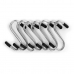 Cârlig pentru agățat Set Argintiu Metal 4,7 cm (12 Unități)