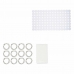 Conjunto de Banho Berilo CN-B6032A-WHITE Branco PVC Polietileno EVA (12 Unidades)