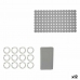 Set da Bagno Berilo CN-B6032A-GREY Grigio PVC Polietilene EVA (12 Unità)