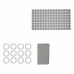 Set da Bagno Berilo CN-B6032A-GREY Grigio PVC Polietilene EVA (12 Unità)