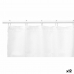 Cortina de Duche Berilo SC-POLY-UD1-WHITE Branco Poliéster 180 x 180 cm Pontos (12 Unidades)