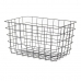 Multi-purpose basket Kinvara W5759K-L BLACK Black Metal 38,5 x 20,5 x 28 cm Rectangular (6 Units)