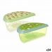 Pojemnik na Lunch Owoce Ananas Kiwi Plastikowy 23 x 8 x 13 cm (24 Sztuk)