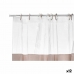 Cortina de Duche Berilo 215 Bege Transparente Plástico PEVA 180 x 180 cm (12 Unidades)