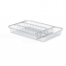 Bestekorganizer Kinvara CN-W7267-1 CHROME Zilverkleurig Metaal 26 x 4,5 x 35,5 cm (6 Stuks)