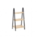 Etagère de salle de bains Berilo WR5504-3-430 Noir Naturel 40,3 x 81,5 x 30 cm