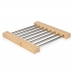 Table Mat Kinvara 90951 Silver Metal Bamboo 36,4 x 2,2 x 21,3 cm (6 Units)