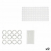 Conjunto de Banho Berilo CN-B6032A-TRANSP Transparente PVC Polietileno EVA (12 Unidades)