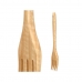 Paletta da Cucina Kinvara KT143045-1 Legno 7 x 35 x 2 cm Forchetta (12 Unità)