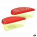 Matboks Frukt Jordbær Vannmelon Plast 23 x 8 x 13 cm (24 enheter)