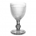 Copa de vino Vivalto PR16809B/BHA6 SMOKE Transparente Antracita Vidrio 330 ml Diamante (6 Unidades)