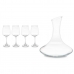 Jug and glasses set Vivalto C-05122/BHA