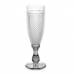 Copo de champanhe Diamante Transparente Antracite Vidro 185 ml (6 Unidades)