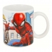 Caneca Spider-Man Great power Azul Vermelho Cerâmica 350 ml