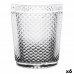 Pahar Vivalto P00409B/BHA6-A Transparent Antracit Sticlă Diamant 300 ml (6 Unități)