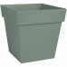 Bloempot EDA Tuscany Groen Plastic Vierkant 32 x 32 x 32 cm