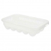 Coquetier Blanc Transparent Plastique 17,5 x 7 x 28,5 cm (12 Unités)