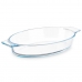 Serving Platter With handles Transparent Borosilicate Glass 800 ml 27 x 4,5 x 15,8 cm (18 Units)