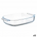 Serving Platter Vivalto T3-27 Transparent Borosilicate Glass 2,7 L 34,4 x 6,1 x 22,3 cm With handles (12 Units)