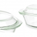 Keukenhaakjes Vivalto CA1-15-S3 Transparant Borosilicaatglas 700 ml 1 L 1,5 L Set (4 Stuks)