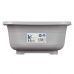 Washing-up Bowl Kinvara 03 1071 Grey Plastic 11 L (12 Units)