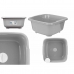 Washing-up Bowl Kinvara 03 1071 Grey Plastic 11 L (12 Units)