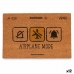 Deurmat Airplane Mode Geel Natuurlijk 60 x 1 x 40 cm (12 Stuks)