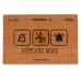 Tapete Airplane Mode Amarelo Natural 60 x 1 x 40 cm (12 Unidades)