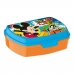 Broodtrommel Mickey Mouse Happy smiles Plastic Rood Blauw (17 x 5.6 x 13.3 cm)