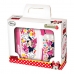 Conjunto de Louça Infantil Minnie Mouse Lucky 21 x 18 x 7 cm Cor de Rosa