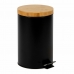 Rubbish Bin Andrea House cc72108 Black Metal 12 L