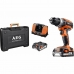 Gręžimo ir priedų rinkinys AEG Powertools BSB18C2 LI-202C 50 Nm