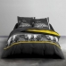 Set posteljine TODAY Crna Rumena Bračni krevet 220 x 240 cm