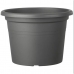 Pot Deroma Cylindre Anthracite Injecté Ronde Ø 50 cm 50 x 35 cm