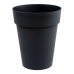 Vaso EDA Cinzento Antracite Cinzento escuro Plástico Redondo Ø 44 x 53 cm 44 x 44 x 53 cm